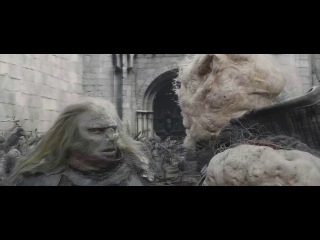 Властелин Колец: Возвращение Короля (HD 720) (Сцена с тараном "Гронд" в моей озвучке)